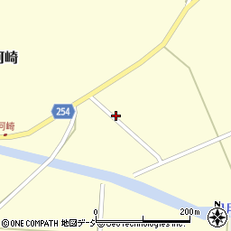 石川県七尾市中島町河崎リ周辺の地図