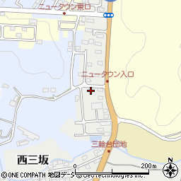 福島県白河市西三坂周辺の地図
