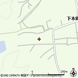 福島県白河市東栃本愛宕下周辺の地図