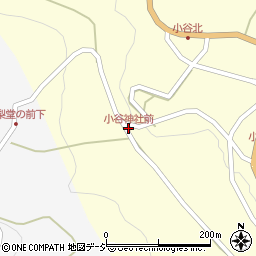 小谷神社前周辺の地図