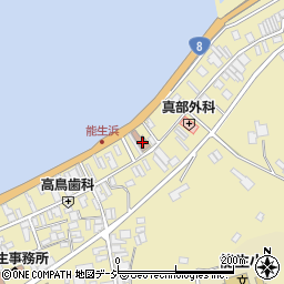 能生郵便局周辺の地図