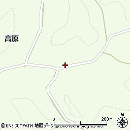 福島県石川郡石川町板橋高原253周辺の地図