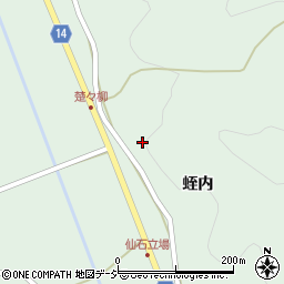 福島県古殿町（石川郡）仙石（楚々柳）周辺の地図