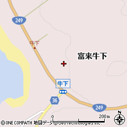 石川県羽咋郡志賀町富来牛下ホ周辺の地図