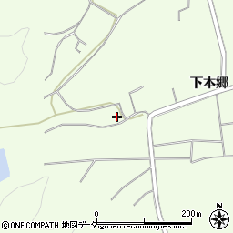 福島県白河市東栃本上本郷周辺の地図