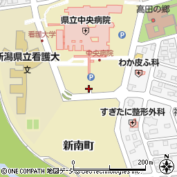 新潟県上越市新南町周辺の地図