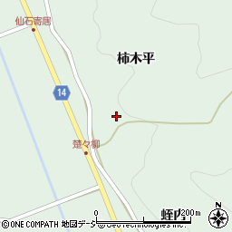 福島県石川郡古殿町仙石浜井場周辺の地図