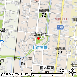 阿波良神社周辺の地図