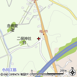 福島県いわき市小川町下小川梅ノ作周辺の地図