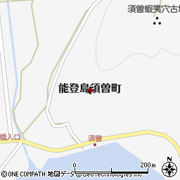 石川県七尾市能登島須曽町周辺の地図