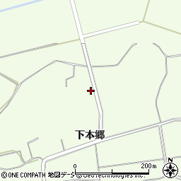 福島県白河市東栃本（下本郷裏山）周辺の地図