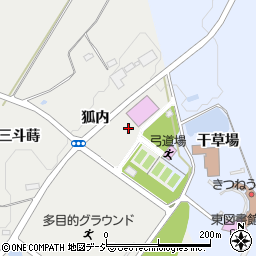 福島県白河市東釜子狐内周辺の地図