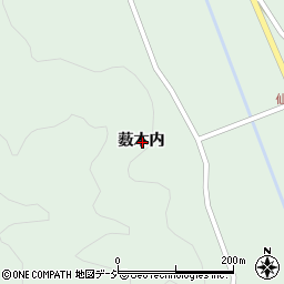 福島県石川郡古殿町仙石薮木内周辺の地図