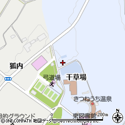 福島県白河市東上野出島干草場周辺の地図