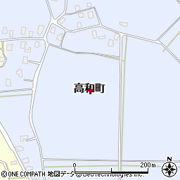 新潟県上越市高和町周辺の地図