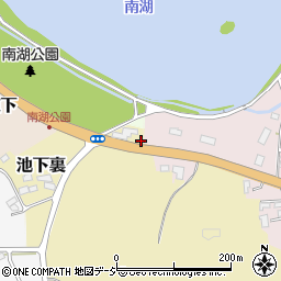 福島県白河市池下裏周辺の地図