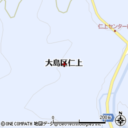 新潟県上越市大島区仁上周辺の地図