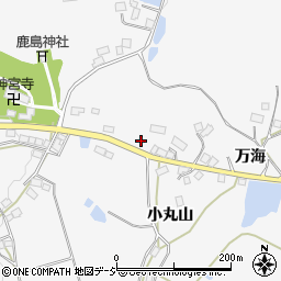 福島県白河市東下野出島（大森）周辺の地図