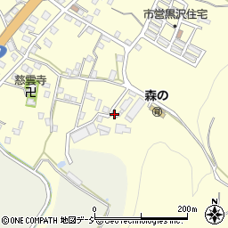 新潟県十日町市大黒沢周辺の地図
