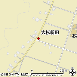 大杉新田集落開発センター周辺の地図