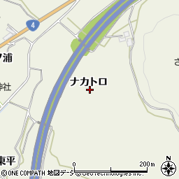 福島県西白河郡西郷村小田倉ナカトロ周辺の地図