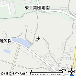 福島県白河市東釜子薄久保118周辺の地図