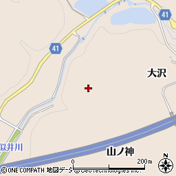 福島県いわき市平上平窪（大沢）周辺の地図