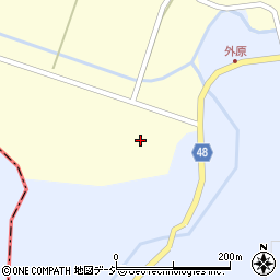 石川県七尾市中島町外原ル周辺の地図