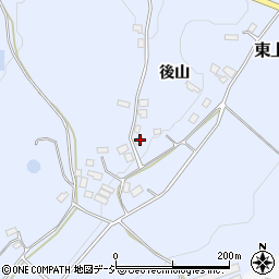 福島県白河市東上野出島後山7-1周辺の地図