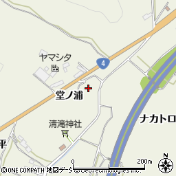福島県西白河郡西郷村小田倉堂ノ浦周辺の地図