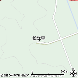 福島県石川郡古殿町仙石松ケ平周辺の地図