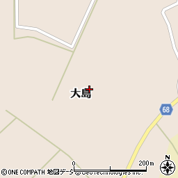 栃木県那須町（那須郡）大島周辺の地図