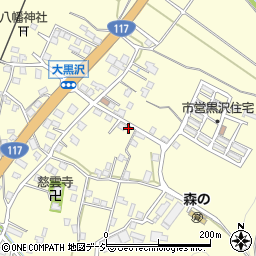 新潟県十日町市大黒沢1286周辺の地図