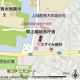 新潟県上越市本城町5-6周辺の地図