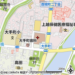 高田郵便局　貯金・保険周辺の地図