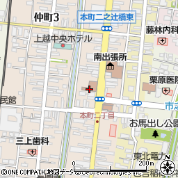 上越市自治市民環境部文化振興課周辺の地図