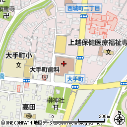 高田郵便局 ＡＴＭ周辺の地図