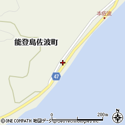 石川県七尾市能登島佐波町ハ25周辺の地図