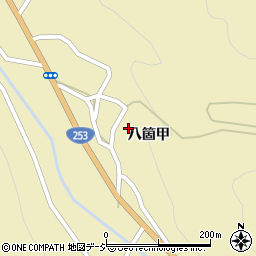 新潟県十日町市八箇（甲）周辺の地図