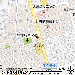 新潟県上越市子安新田周辺の地図