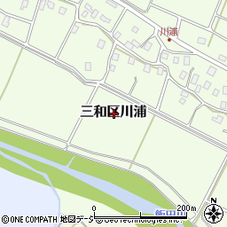 新潟県上越市三和区川浦周辺の地図