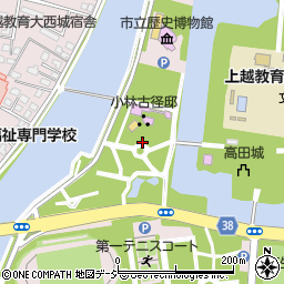 高田城址公園周辺の地図