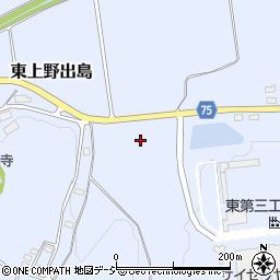 福島県白河市東上野出島地屋前周辺の地図