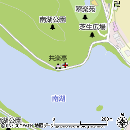 福島県白河市南湖周辺の地図
