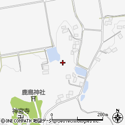 福島県白河市東下野出島堂口周辺の地図