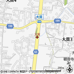 大貫周辺の地図