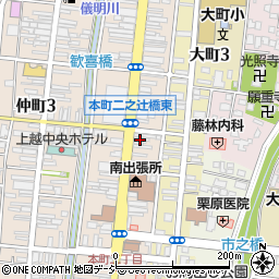 ベルミラン上越店周辺の地図