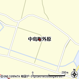石川県七尾市中島町外原周辺の地図