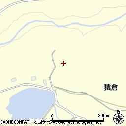 福島県いわき市小川町西小川猿倉周辺の地図