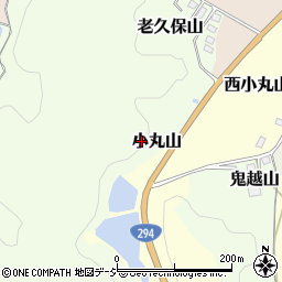 福島県白河市小丸山周辺の地図